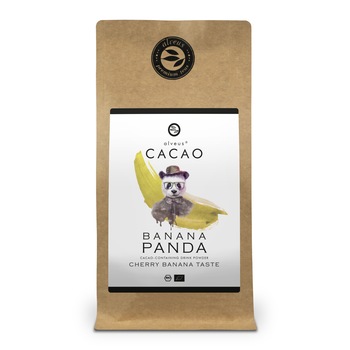 Cacao pudra Banana Panda Organic Alveus Cherry Banana Taste125g plic Cacao pudra Banana Panda Organic Alveus Cherry Banana Taste125g plic
