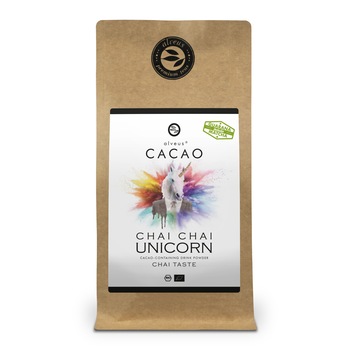 Cacao pudra, cu guarana si matcha Chai Chai Unicorn Alveus Chai Taste125g plic Cacao pudra, cu guarana si matcha Chai Chai Unicorn Alveus Chai Taste125g plic