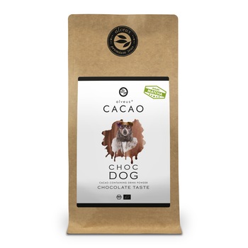Cacao pudra si matcha Choc Dog Alveus Chocolate Taste125g plic Cacao pudra si matcha Choc Dog Alveus Chocolate Taste125g plic