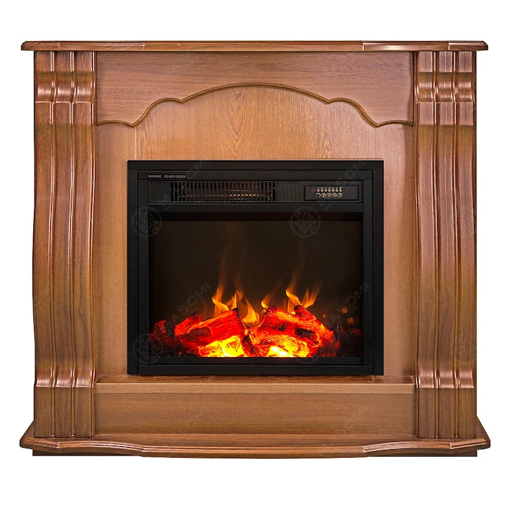 Semineu electric, Masomi, Glazgow 17 & Dion-17' 1200 W, Nuc deschis, 87*80*32 cm