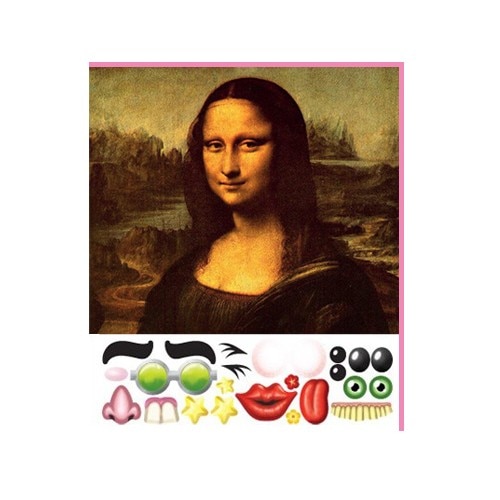 Felicitare amuzanta Little Extra Mona Lisa