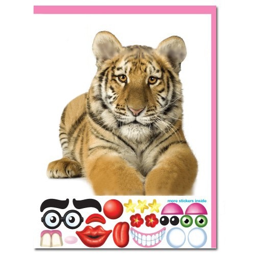 Felicitare amuzanta Little Extra Tigru