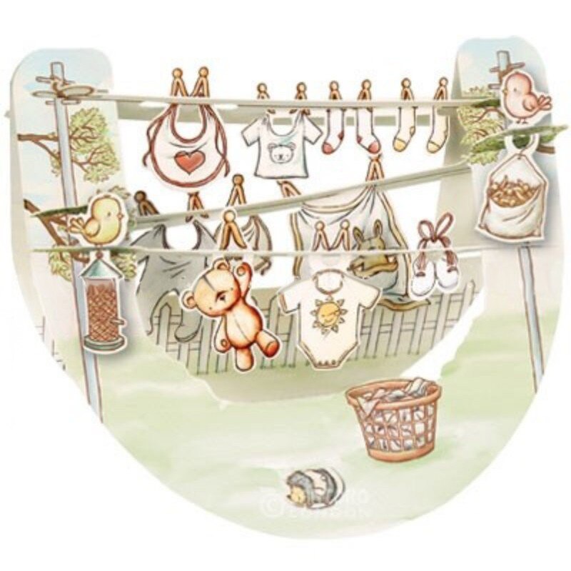 Felicitare 3D Popnrock-Bebelus