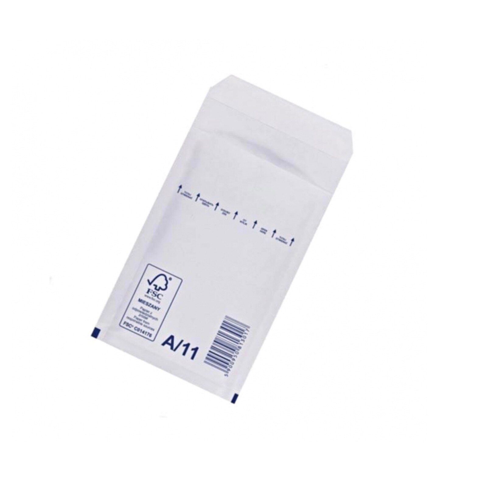 Set 1000 Plicuri antisoc A11, 120x175+50 mm, alb