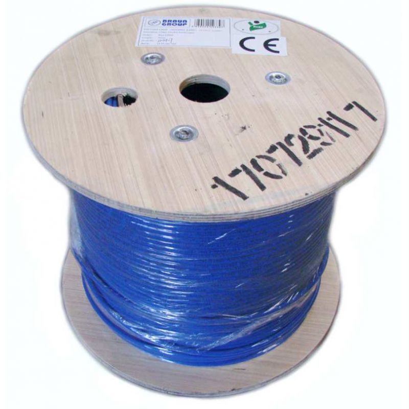 Cablu FTP CAT6A cupru, 500mhz, 305m, Braun