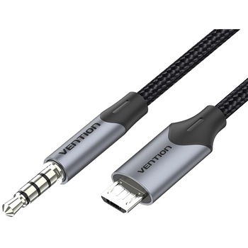 Cablu Micro USB la 3.5mm Audio Jack, 1 metru, Vention Cablu Micro USB la 3.5mm Audio Jack, 1 metru, Vention