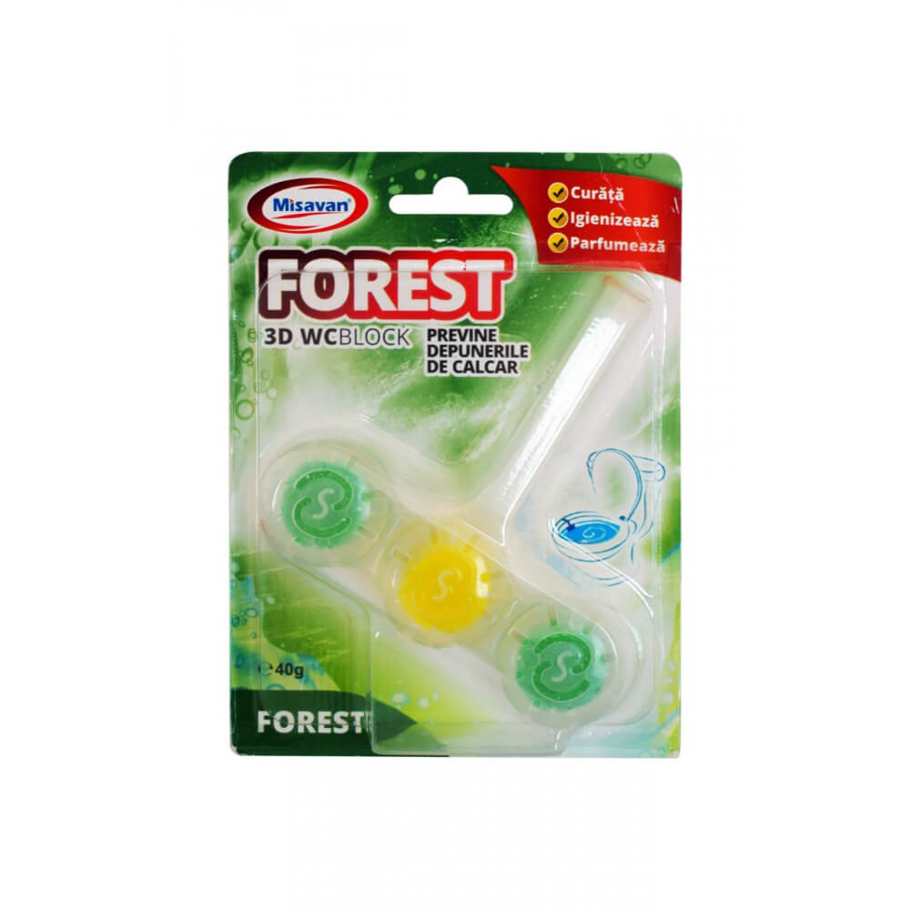 Odorizant Toaleta Misavan Forest 3D, 40g