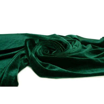 Catifea, tricot din velur, culoare Verde sticla, dimensiune 50 cm x 150 cm Catifea, tricot din velur, culoare Verde sticla, dimensiune 50 cm x 150 cm