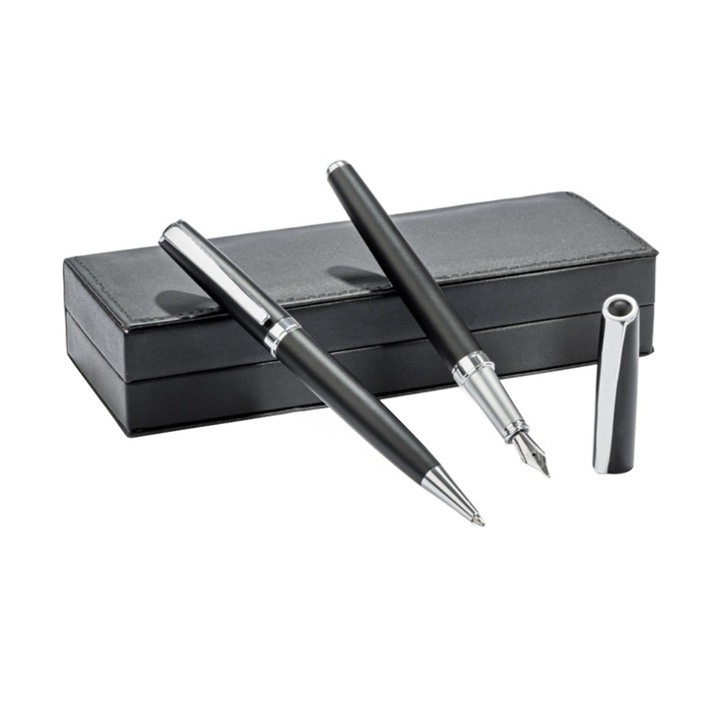 Set de scris Georgia, Pix si stilou, Cerneala neagra