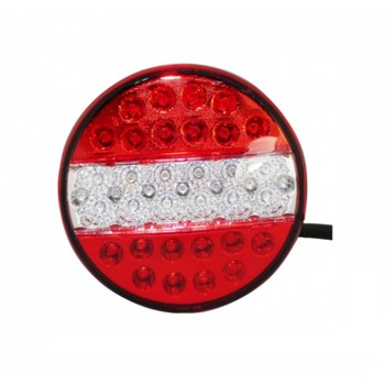 Lampa Auto LED Spate Flexzon,Rotunda ( Tip Hamburger) 3, Ø140mm , Remorca, Camion, Trailer, 12V-24V Lampa Auto LED Spate Flexzon,Rotunda ( Tip Hamburger) 3, Ø140mm , Remorca, Camion, Trailer, 12V-24V