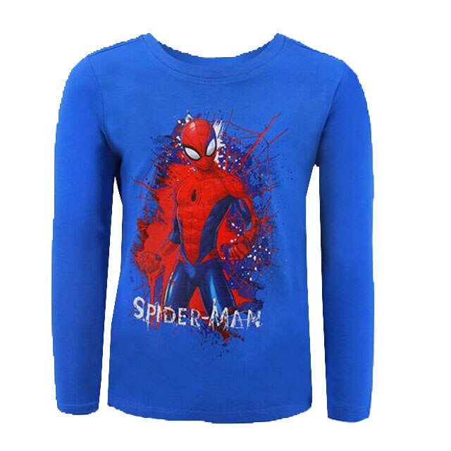 Bluza maneca lunga, Spider Man, albastra