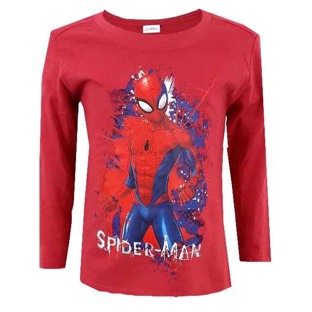 Bluza maneca lunga, Spider Man, rosie