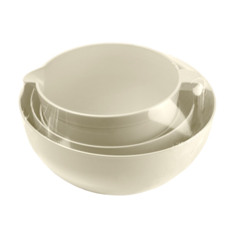 Set 4 boluri Banquet Culinaria, 2.5 / mixer bol 3 / 4 / 6 L, crem