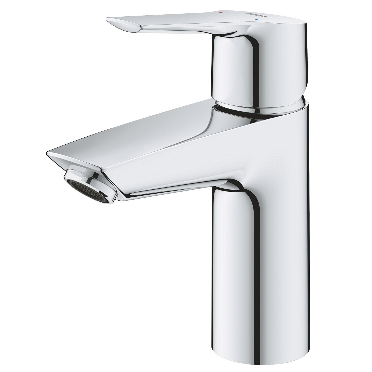 Baterie lavoar Grohe Start marimea S, crom, furtune flexibile,ventil push
