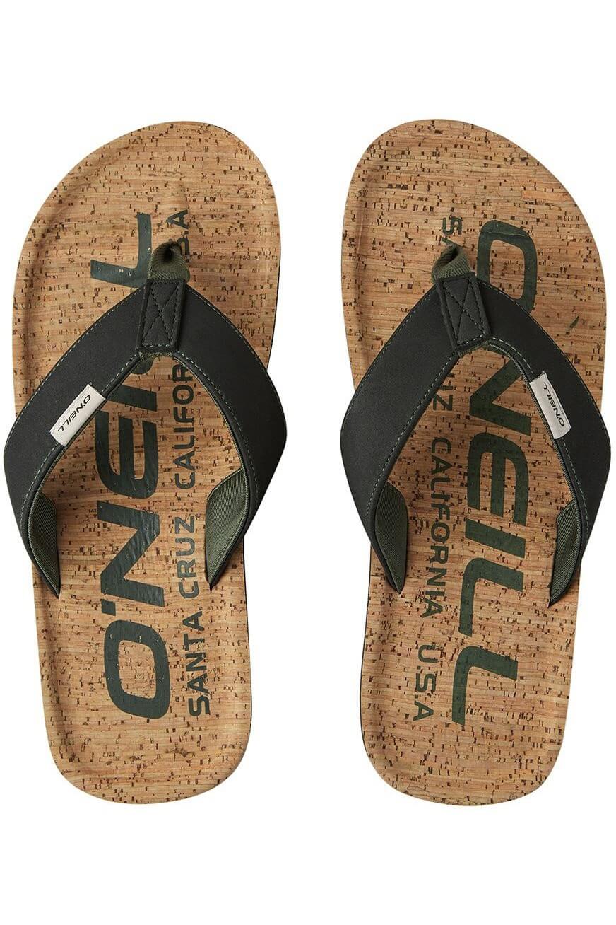 Papuci pentru barbati, O'Neill FM Chad Fabric Sandals, Maro/Negru