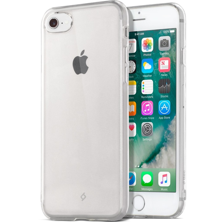 Гръб ttec за Apple iPhone 6, 6S, SuperSlim, Прозрачен