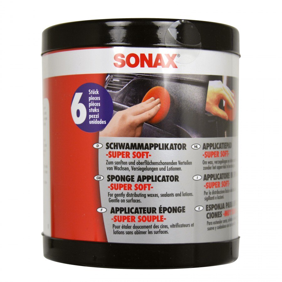 Aplicator Ceara & Sealant Sonax, Set 6 buc