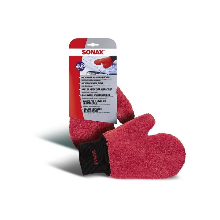 Manusa din microfibra pentru spalat auto Sonax Microfiber Wash Glove