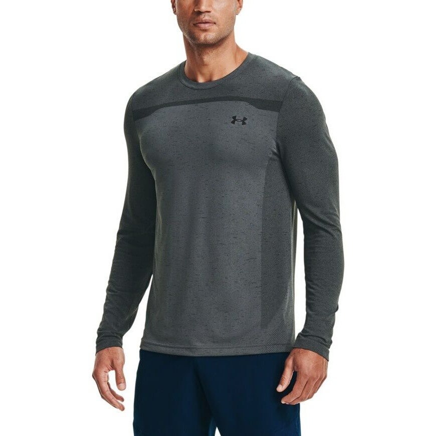 Bluza sport barbati, Under Armour UA Seamless LS, Gri