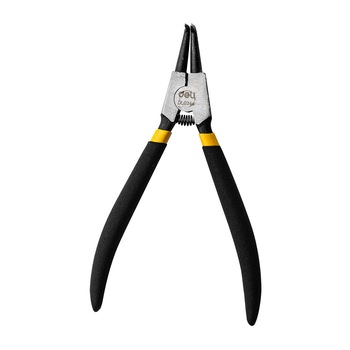 Cleste pentru indoituri exterioare 7 inch Deli Tools EDL0344, Negru/Galben Cleste pentru indoituri exterioare 7 inch Deli Tools EDL0344, Negru/Galben