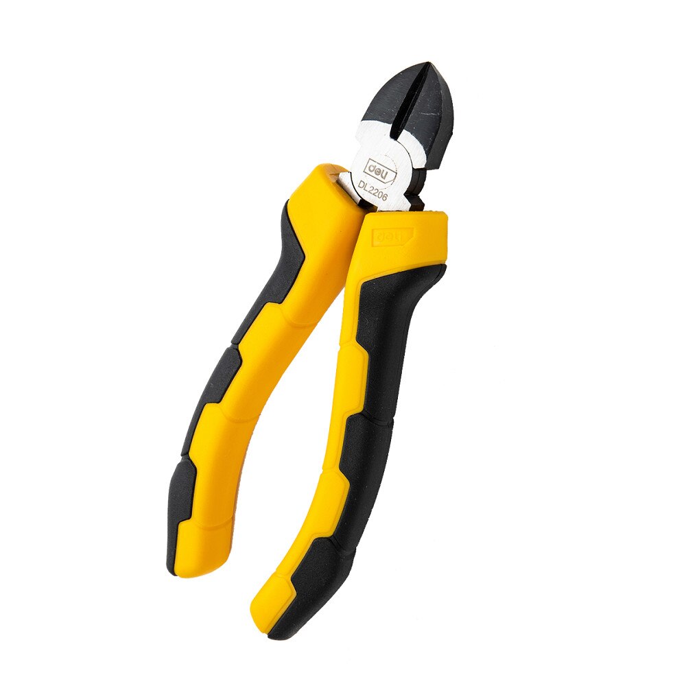 Cleste cu tais diagonal 6 inch Deli Tools EDL2206, Galben