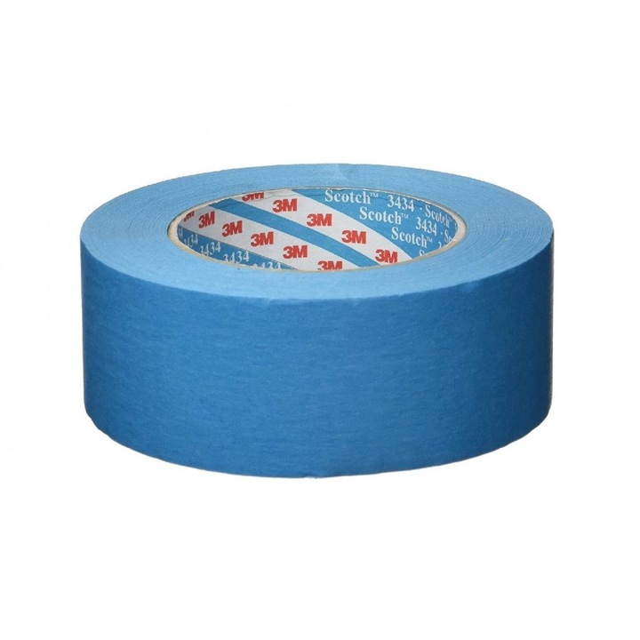 Banda Mascare 3M High Performance Masking Tape 3434, 50mm, 50m