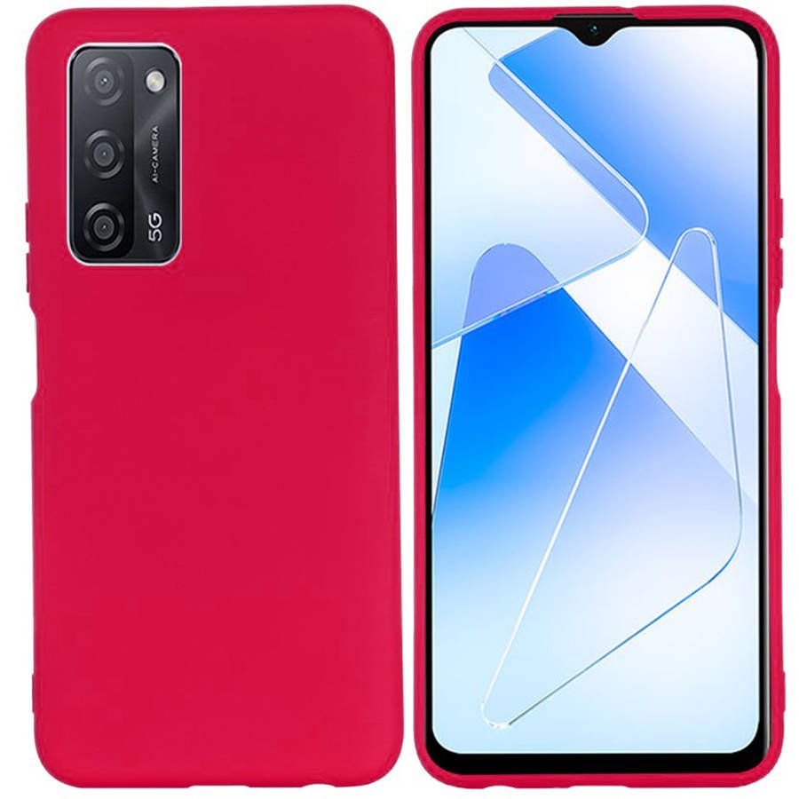 Husa pentru Oppo A54 5G / A74 5G silicone ciclam