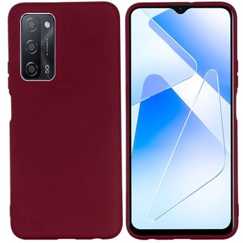 Husa pentru Oppo A54 5G / A74 5G silicone burgundy Husa pentru Oppo A54 5G / A74 5G silicone burgundy
