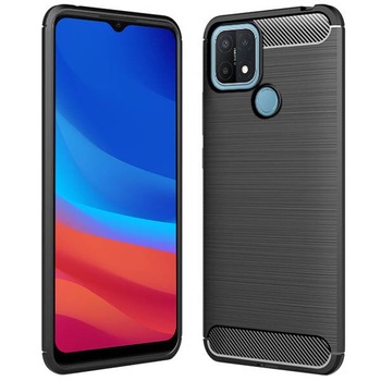 Husa pentru Oppo A35 tpu carbon black Husa pentru Oppo A35 tpu carbon black