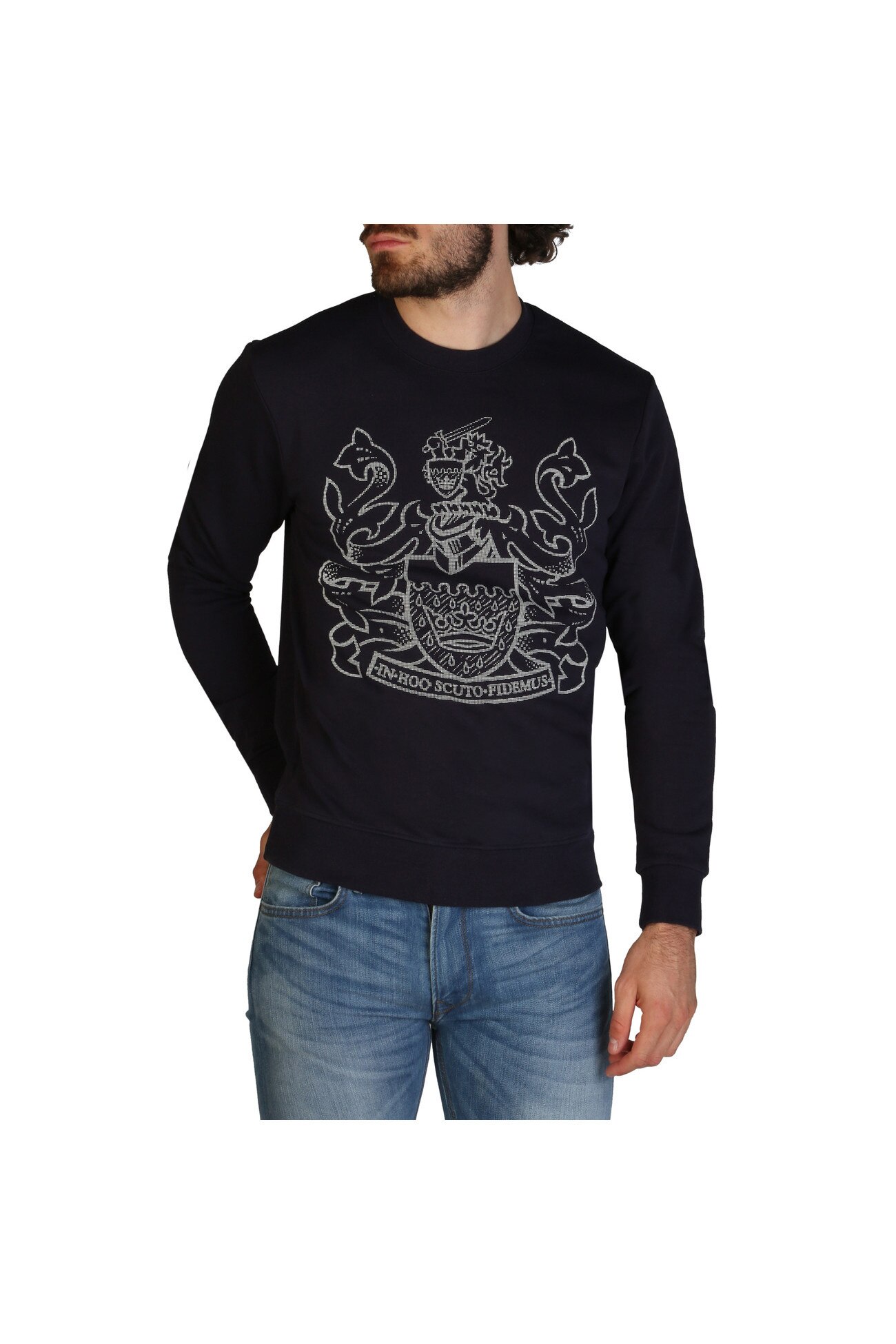 Hanorac barbati Aquascutum model FAI00111, Albastru