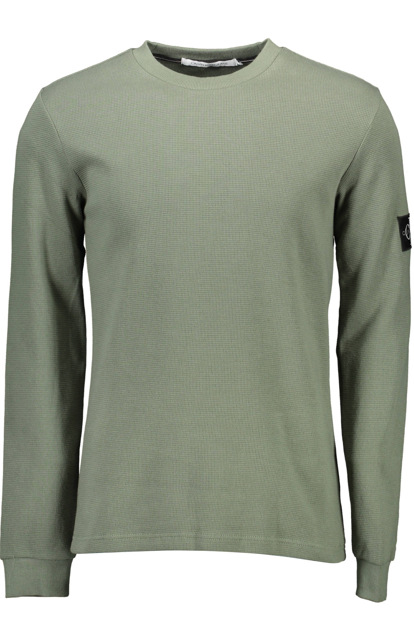 Bluza, Calvin Klein, verde, logo, Verde