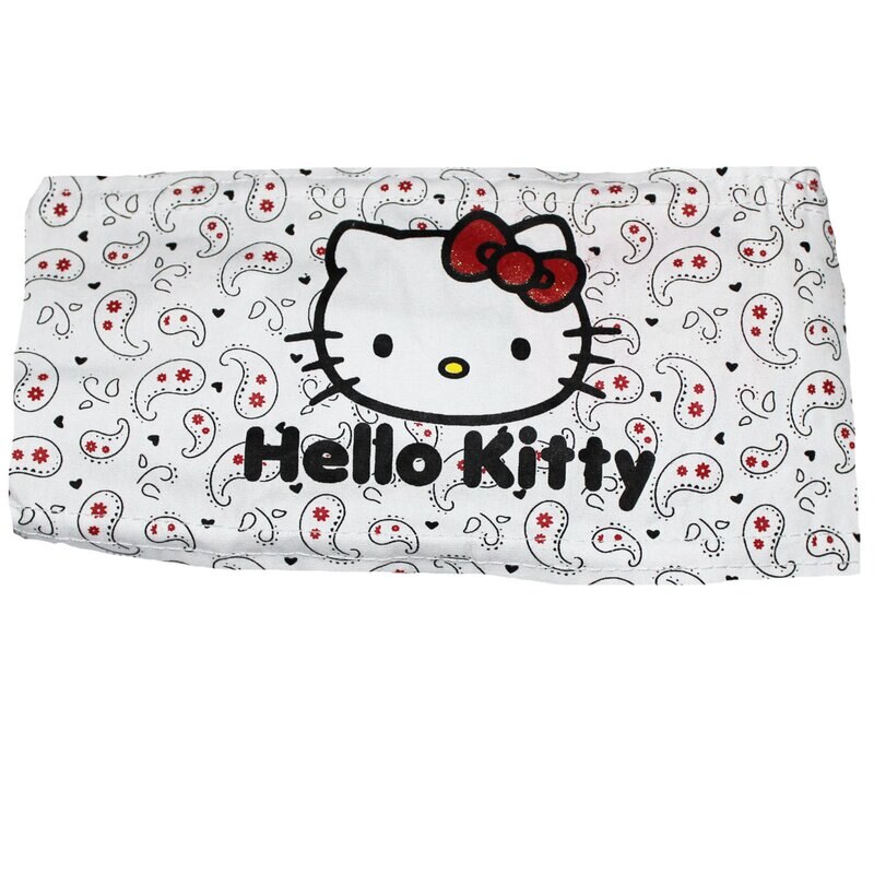 Bentita, Hello Kitty cu fundita, alba Marime universala