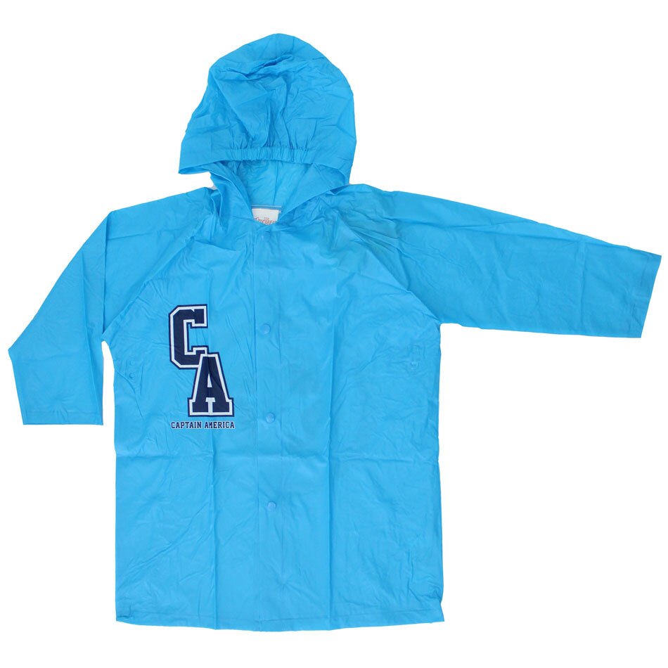 Pelerina ploaie, Avengers, albastra 110 - 116 cm