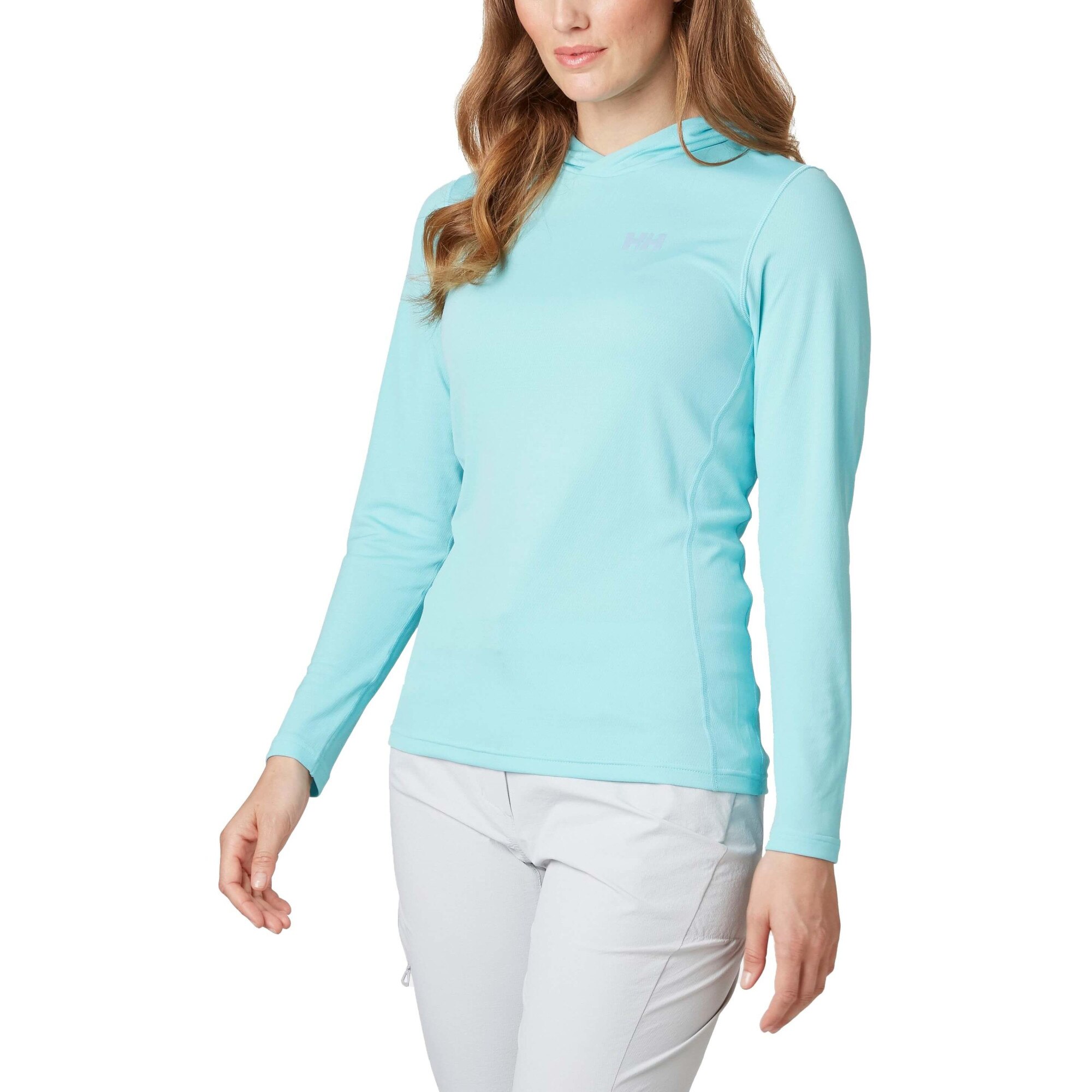 Bluza sport dama, Helly Hansen W HH Lifa Active Solen Hoodie, Albastru deschis