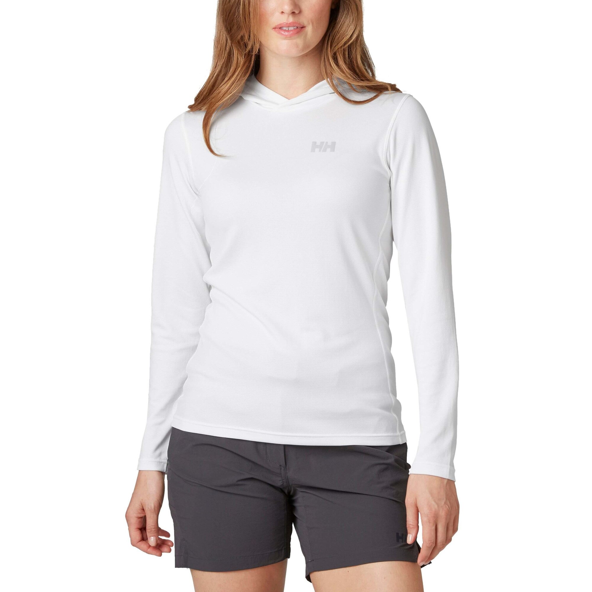 Bluza sport dama, Helly Hansen W HH Lifa Active Solen Hoodie, Alb
