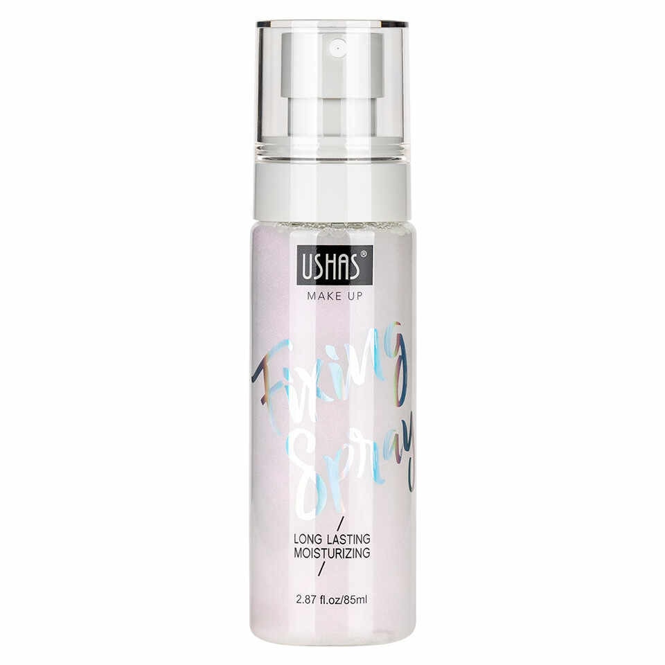 Spray de fixare machiaj, Ushas, Shimmer, 85 ml