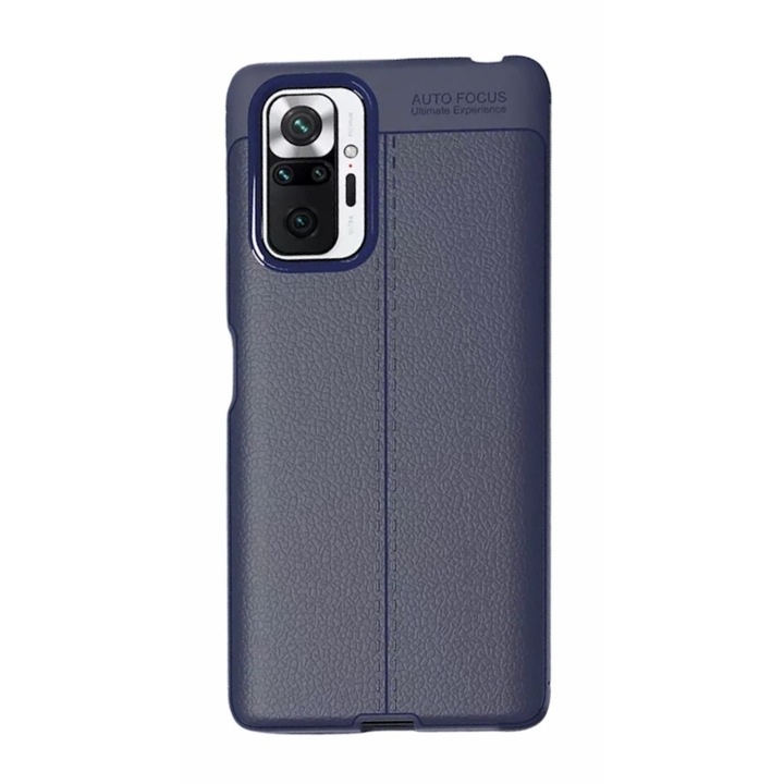 Husa Premium Antisoc AutoFocus model tip Piele, compatibila cu Xiaomi 12 Pro / Albastru