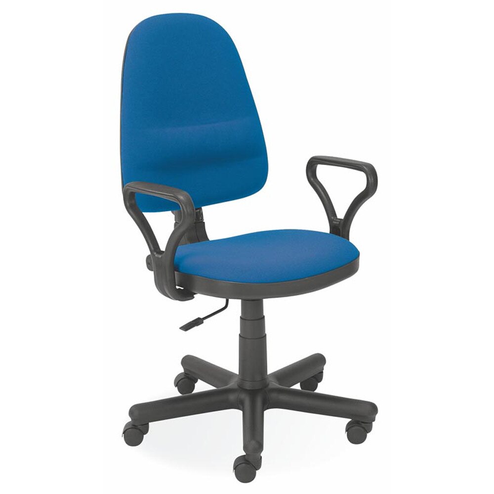 Scaun birou albastru Axon Bent