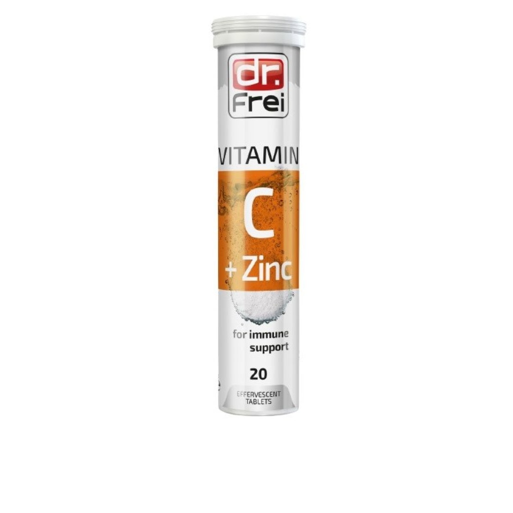 Tablete Efervescente cu Vitamina C 1000mg si Zinc Dr. Frei