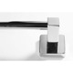 Suport prosop simplu Smack 28624 din alama, finisaj cromat, cu un brat fix