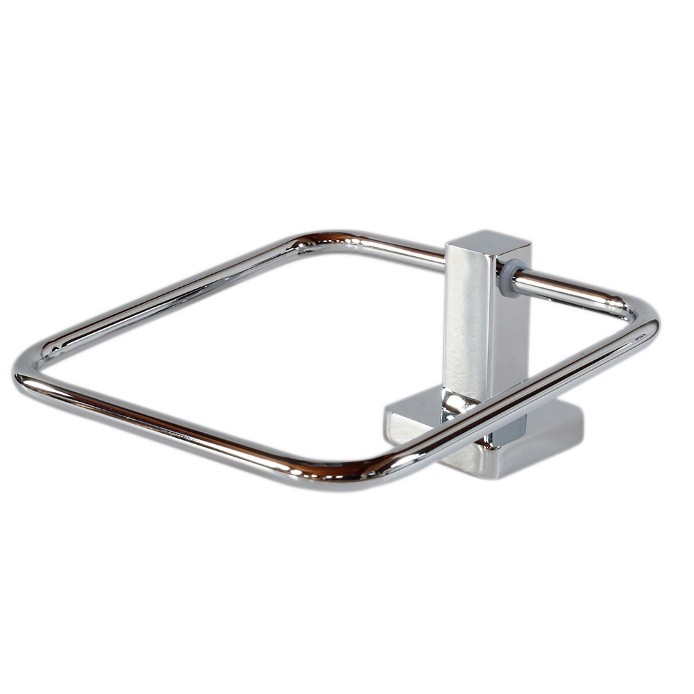 Suport prosop circular Smack 28660 din alama, finisaj cromat