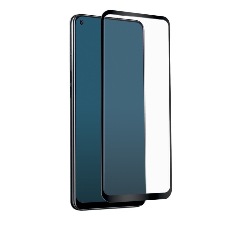 Smart Képernyővédő fólia, Edzett üveg, Oppo A54 5G / A74 5G, teljes előlapra