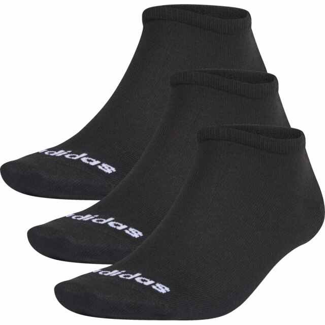 Set 3 perechi sosete Adidas Low Cut, Negru