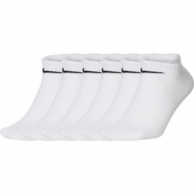 Set 6 perechi sosete Nike Everyday Lightweight, Alb