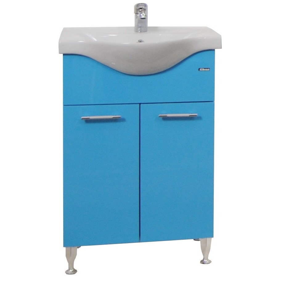 Baza si lavoar Badenmob , seria 153 , 60x81cm , Bleu