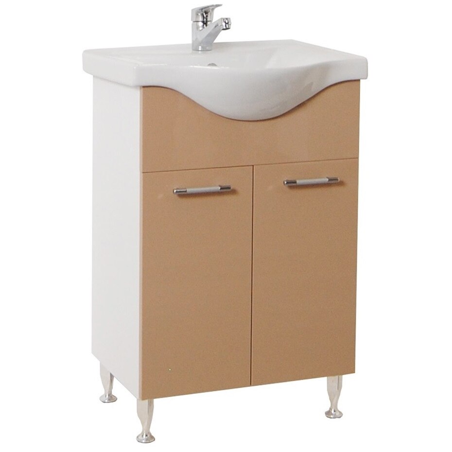 Baza si lavoar Badenmob , seria 153 , 60x81cm , Cappuccino