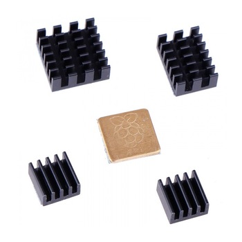 Set 5 Radiatoare pentru Raspberry Pi 4 Set 5 Radiatoare pentru Raspberry Pi 4