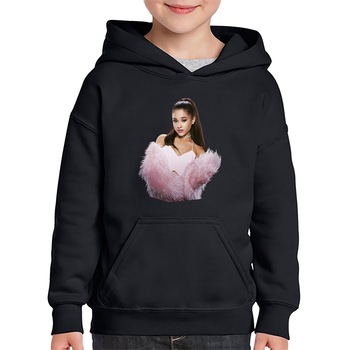 Hanorac copii Ariana Grande The Honeymoon Tour Merch, Negru Hanorac copii Ariana Grande The Honeymoon Tour Merch, Negru
