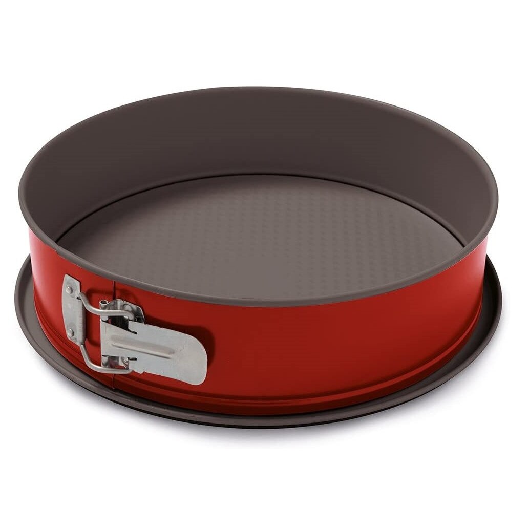 Tava rotunda fund detasabil Rossana, Guardini, otel, rosu, 26 cm