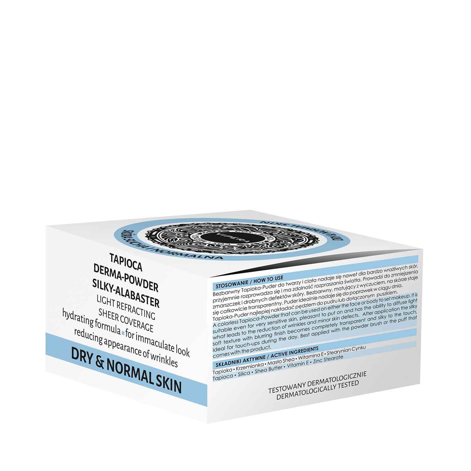 Pudra pulbere Cos-Medica Tapioka Silky-Alabaster transparent, 11 g